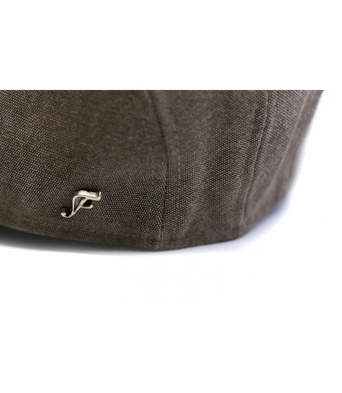beige cotton beret beige cotton beret